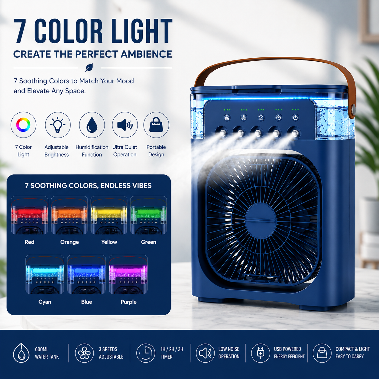 Mini Blue Cooler