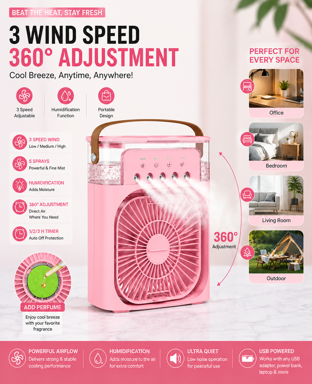 Mini Pink Cooler